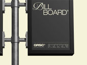 Outdoor Double Billboard Pole Sign Mockup Front View Preview 5