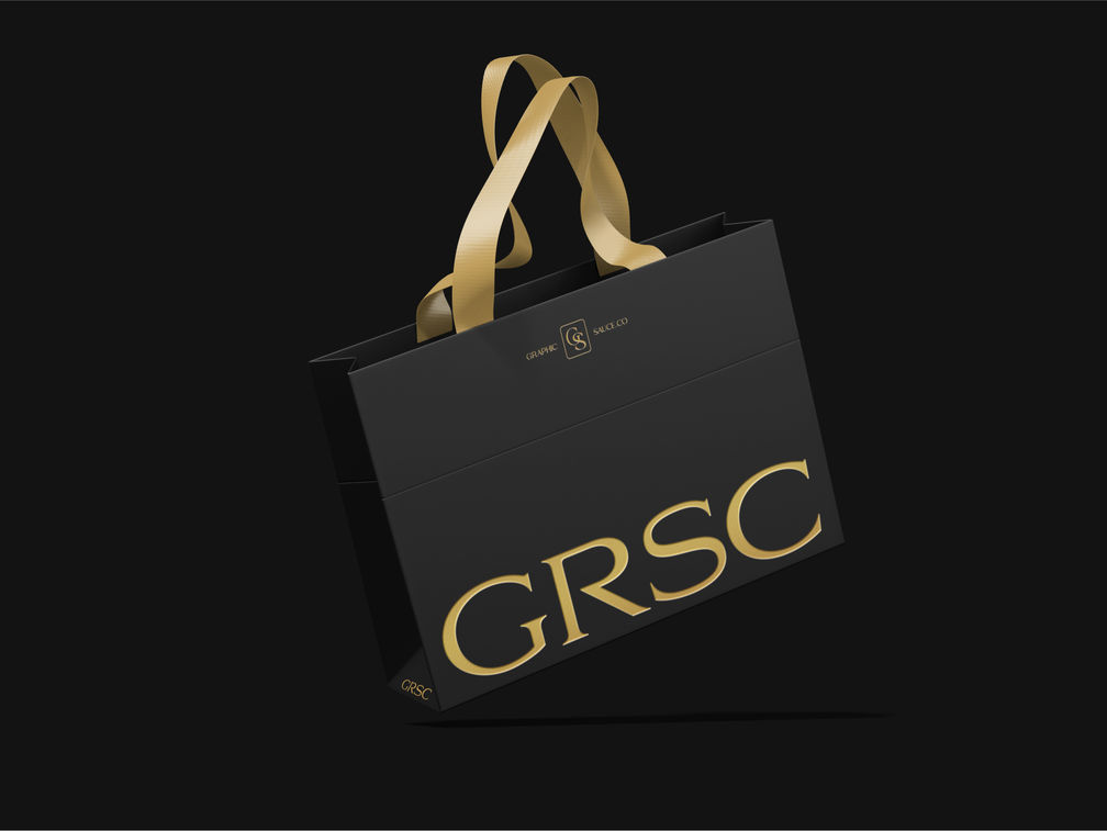 Paper Bag Mockup Flying View Preview 1