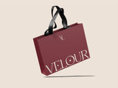 Paper Bag Mockup Flying View Preview 3
