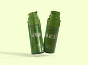 Serum Pump Bottle Mockup Flying View Preview 2 1