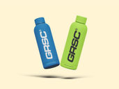Bottle Mockup Flying View Preview 2