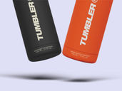 Bottle Mockup Flying View Preview 5
