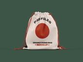 Drawstring Bag Mockup Front View Preview 3