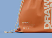 Drawstring Bag Mockup Front View Preview 4