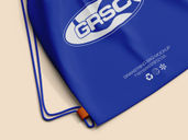 Drawstring Bag Mockup Isometric View Preview 4