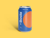 Drink Can Mockup Front View Preview 3