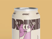 Drink Can Mockup Front View Preview 4