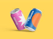 Drink Can Mockup Stack It View Preview 3