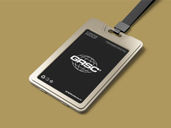 Id Badge Mockup Isometric View Preview 2