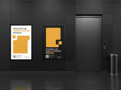Light Box Poster Mockup Front View Preview 3