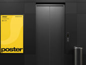 Light Box Poster Mockup Front View Preview 5