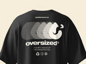 Oversized Tshirt Mockup Back View Preview 4
