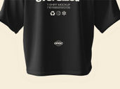 Oversized Tshirt Mockup Back View Preview 5