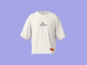 Oversized Tshirt Mockup Front View Preview 2