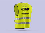 Safety Vest Mockup Back Half Side View Preview 2