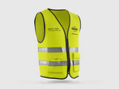 Safety Vest Mockup Half Side View Preview 2