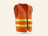 Safety Vest Mockup Half Side View Preview 3