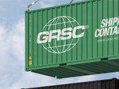 Shipping Container Mockup Flying View Preview 4