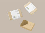 Soap Packaging Mockup Flying View Preview 3