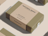 Soap Packaging Mockup Isometric View Preview 5