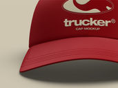 Trucker Hat Mockup Front View Preview 4