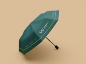 Umbrella Mockup Isometric View Preview 3