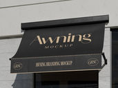 Awning Mockup Half Side View Preview 2