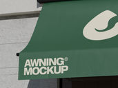 Awning Mockup Half Side View Preview 4