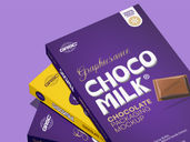 Chocolate Bar Packaging Mockup Stack It View Preview 4