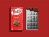 Chocolate Bar Packaging Mockup Top View Preview 2