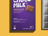Chocolate Bar Packaging Mockup Top View Preview 4
