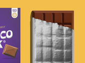 Chocolate Bar Packaging Mockup Top View Preview 5