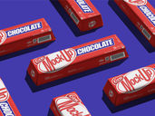 Chocolate Packaging Mockup Isometric Preview 2