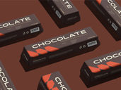 Chocolate Packaging Mockup Isometric Preview 3