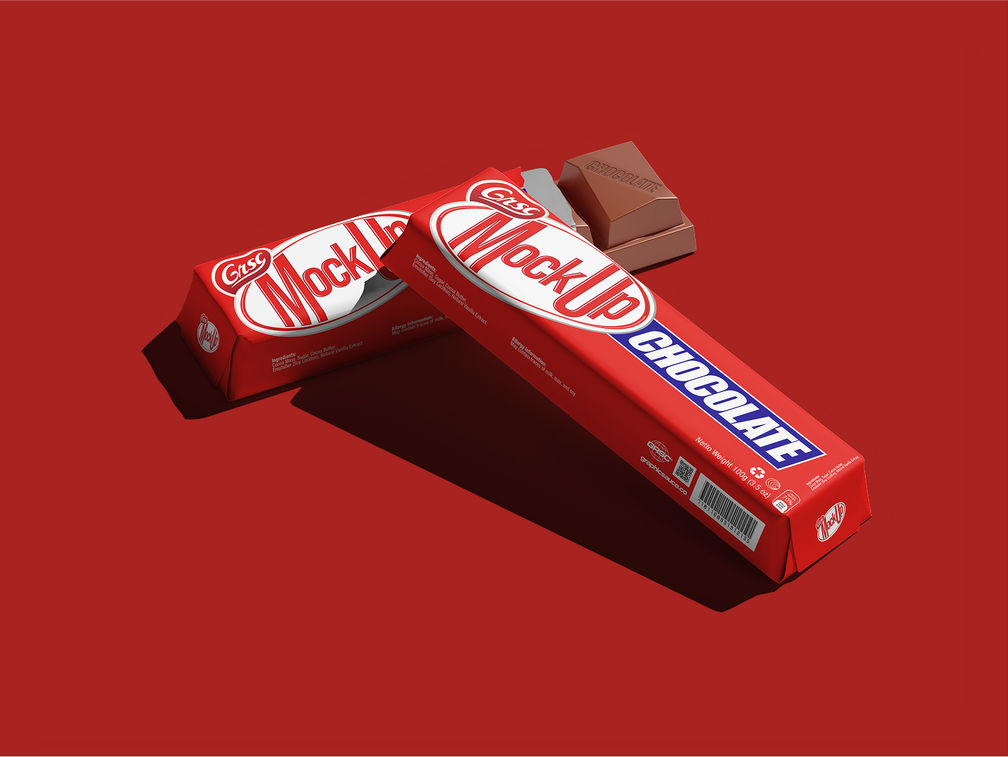 Chocolate Packaging Mockup Stack It Preview 1