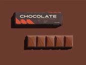 Chocolate Packaging Mockup Top Viewpreview 3