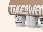 Coffee Takeaway Mockup Half Side View Preview 4