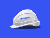 Construction Helmet Mockup Side View Preview 2