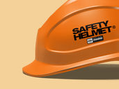 Construction Helmet Mockup Side View Preview 4