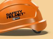 Construction Helmet Mockup Side View Preview 5