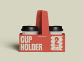 Cup Holder Mockup Front View Preview 2