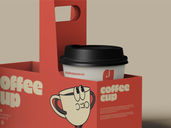 Cup Holder Mockup Half Side View Preview 5