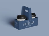 Cup Holder Mockup Isometric View Preview 3