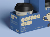 Cup Holder Mockup Isometric View Preview 4