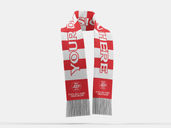 Fan Scarf Mockup Flying View Preview 3