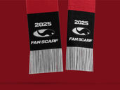 Fan Scarf Mockup Flying View Preview 5