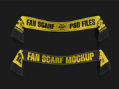 Fan Scarf Mockup Stack Itpreview 3