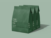 Food Paper Bag Mockup Half Side View Preview 3