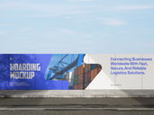 Hoarding Mockup Front View Preview 3