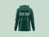 Hoodie Mockup Back View Preview 3